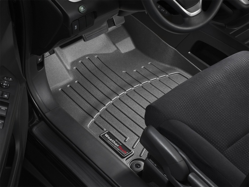 Honda LX/SE/EX FloorLiner - Front - WeatherTech - DigitalFit - Black - `12-`27