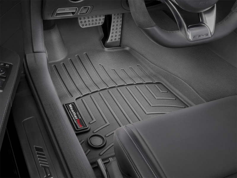 Mercedes-Benz AMG GTS FloorLiner - Front - WeatherTech - DigitalFit - Black - `16-`27