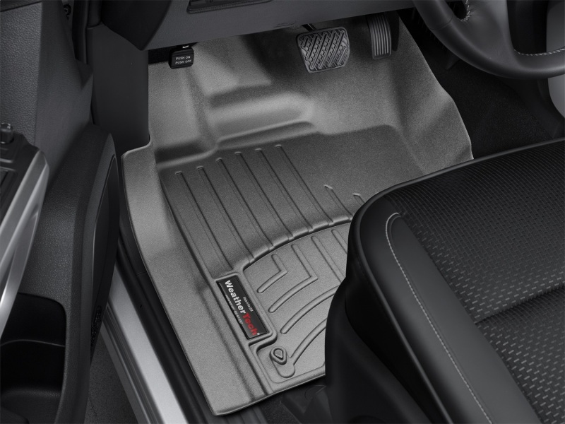Nissan Titan XD FloorLiner - Front - WeatherTech - DigitalFit - Black - `16-`27