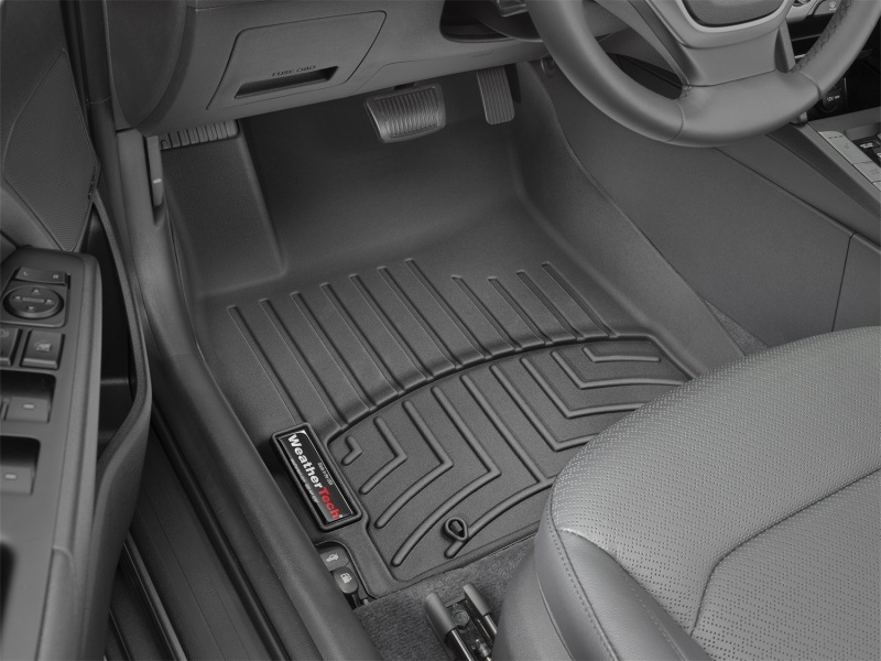 Hyundai Elantra FloorLiner - Front - WeatherTech - DigitalFit - Black - `17-`27