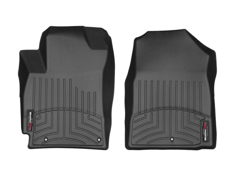 Hyundai Elantra FloorLiner - Front - WeatherTech - DigitalFit - Black - `17-`27