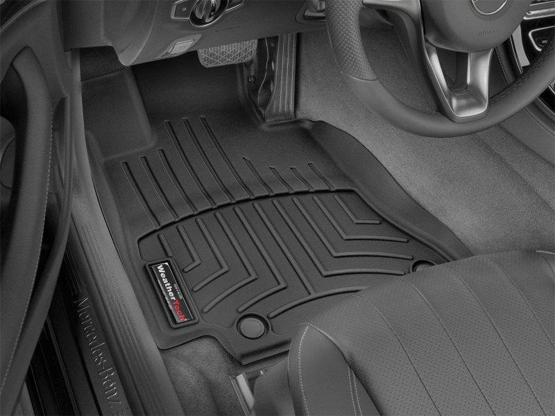 Mercedes-Benz E-Class FloorLiner - Front - WeatherTech - DigitalFit - Black - `17-`27
