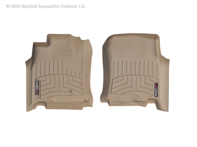 Toyota 4Runner FloorLiner - Front - WeatherTech - DigitalFit - Tan - `03-`09 Toyota 4Runner FloorLiner - Front - WeatherTech - DigitalFit - Tan - `03-`09
