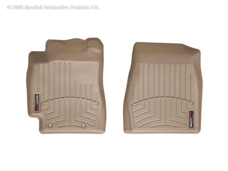 Toyota Camry FloorLiner - Front - WeatherTech - DigitalFit - Tan - `02-`06