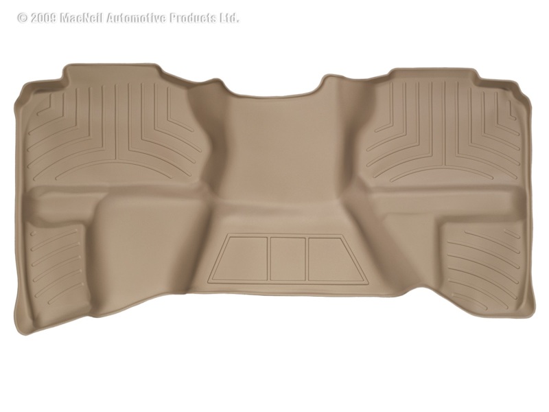 Chevrolet Silverado FloorLiner - Rear - WeatherTech - DigitalFit - Tan - `07-`13 Chevrolet Silverado FloorLiner - Rear - WeatherTech - DigitalFit - Tan - `07-`13