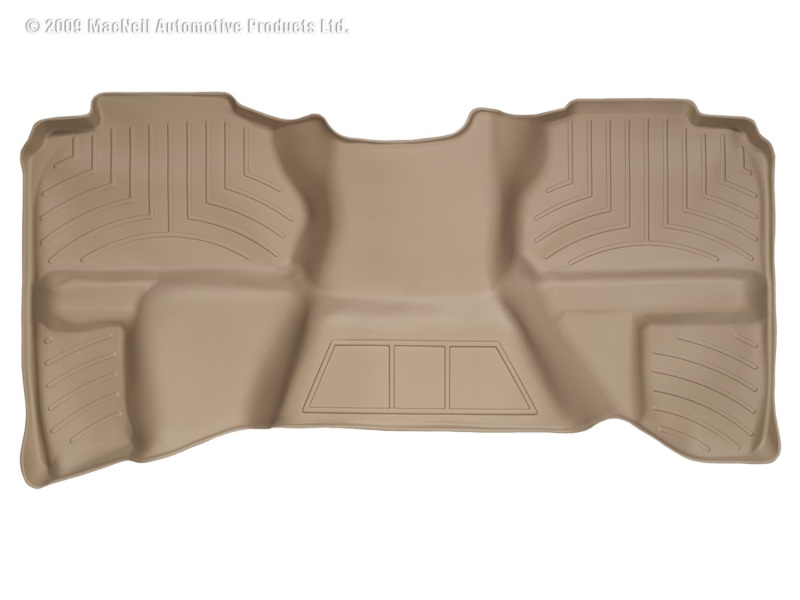 Chevrolet Silverado FloorLiner - Rear - WeatherTech - DigitalFit - Tan - `07-`13