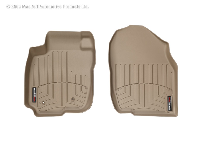 Toyota RAV4 FloorLiner - Front - WeatherTech - DigitalFit - Tan - `06-`12