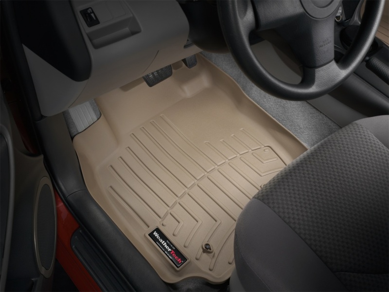 Toyota RAV4 FloorLiner - Front - WeatherTech - DigitalFit - Tan - `06-`12