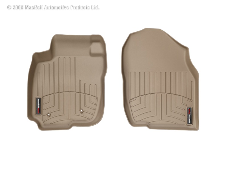 Toyota RAV4 FloorLiner - Front - WeatherTech - DigitalFit - Tan - `06-`12