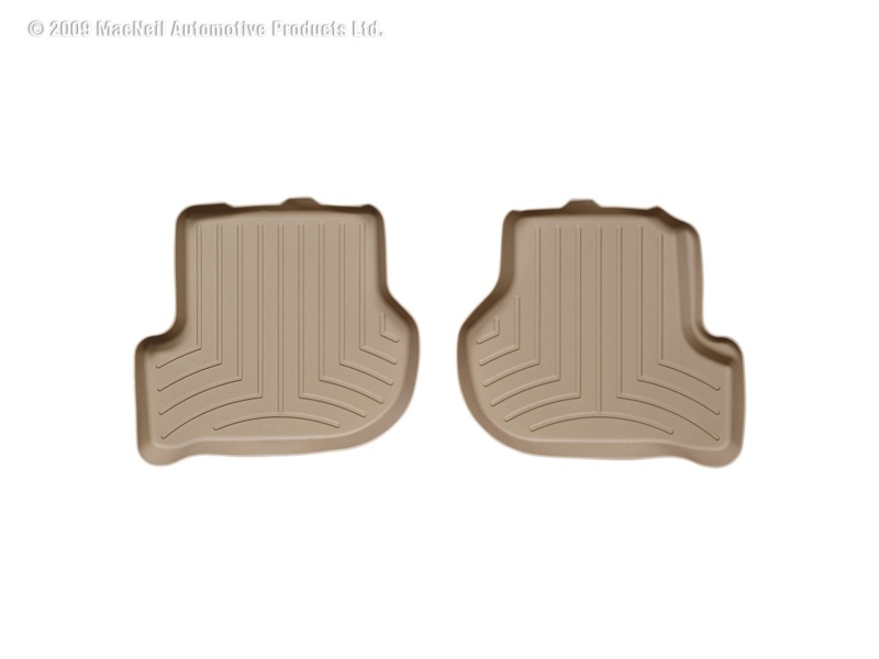 Volkswagen Jetta Floor Mat Set - Rear - WeatherTech - FloorLiner DigitalFit - Tan - `05-`10
