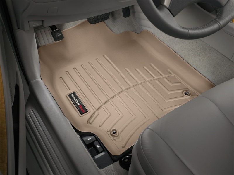 Toyota Camry FloorLiner - Front - WeatherTech - DigitalFit - Tan - `07-`11