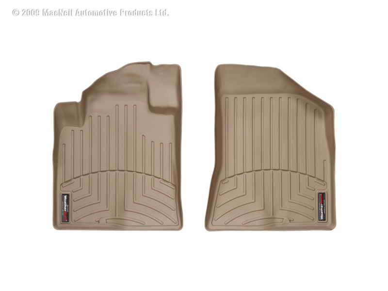 Hyundai Santa Fe Floor Liner - Front - WeatherTech - DigitalFit - Tan - `07-`09