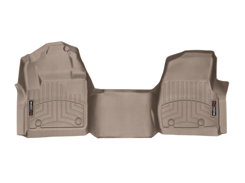 Ford F-450 FloorLiner - Front - WeatherTech - DigitalFit - Tan - 2017