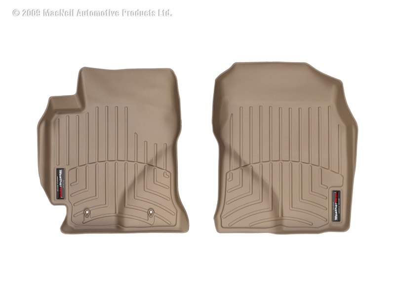 Toyota Corolla FloorLiner - Front - WeatherTech - DigitalFit - Tan - `03-`08