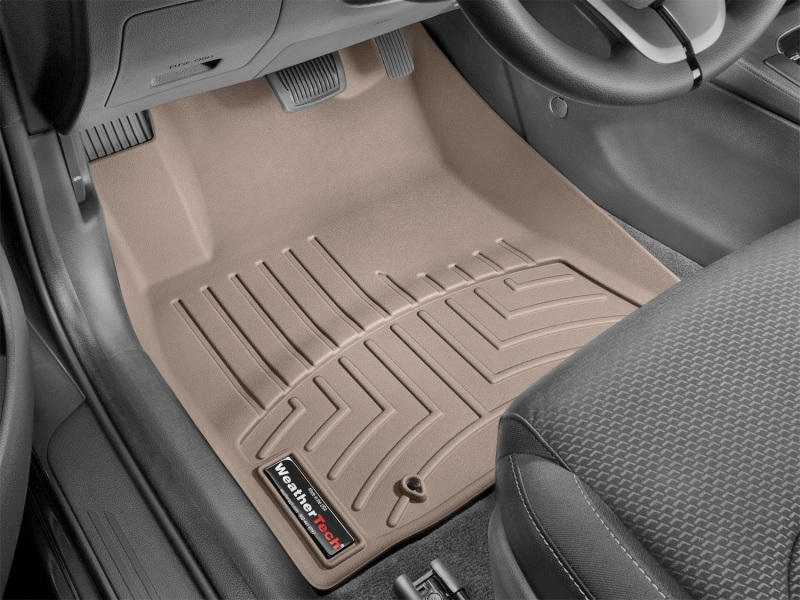 Hyundai Elantra GT FloorLiner - Front - WeatherTech - DigitalFit - Tan - `18-`27