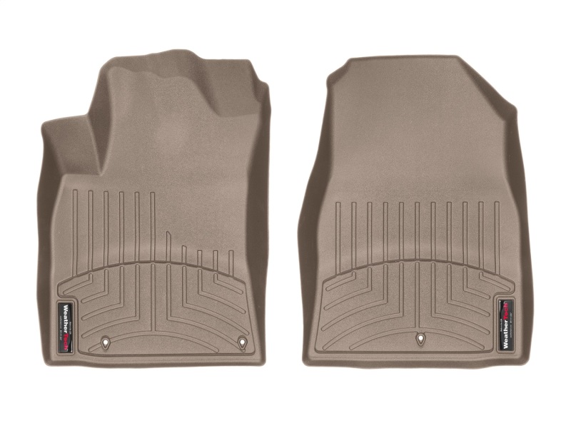 Hyundai Elantra GT FloorLiner - Front - WeatherTech - DigitalFit - Tan - `18-`27