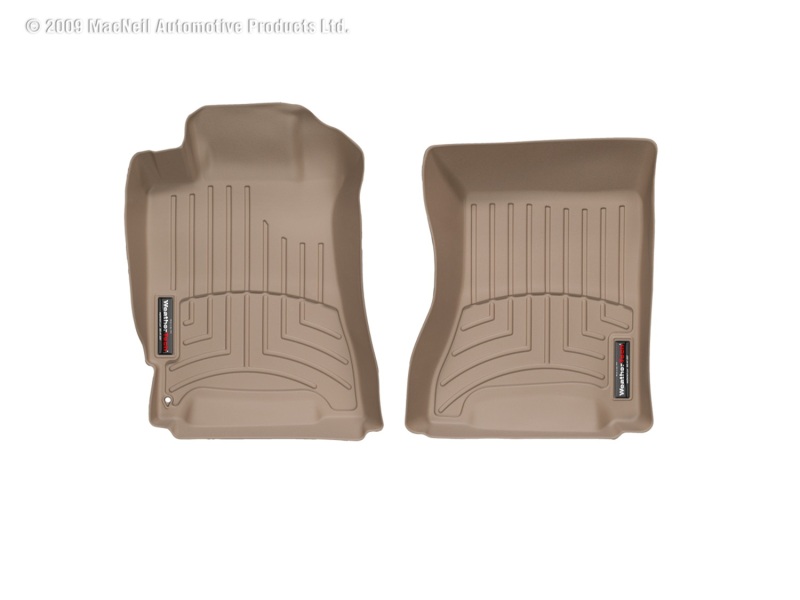 Subaru Forester FloorLiner - Front - WeatherTech - DigitalFit - Tan - `03-`08