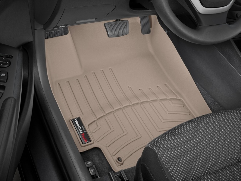 Hyundai Accent FloorLiner - Front - WeatherTech - DigitalFit - Tan - `18-`27