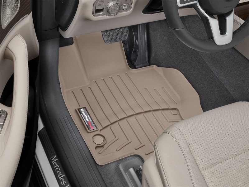 Mercedes-Benz GLE-Class Floor Mats - Front - WeatherTech - DigitalFit - Tan - `20-`27