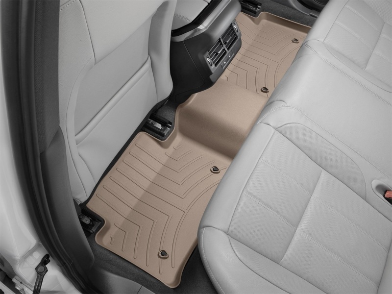 Land Rover Range Rover Evoque Floor Liners - Rear - WeatherTech - FloorLiner (Rubber) - Tan - `20-`27