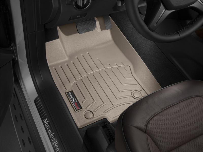 Mazda CX-90 FloorLiner - Front - WeatherTech - DigitalFit - Tan - `24-`26