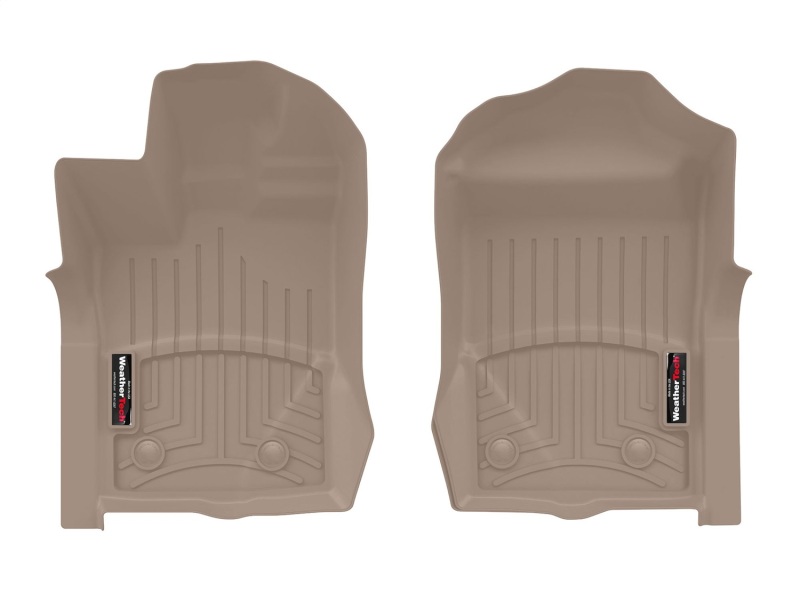 Ford Ranger Raptor FloorLiner - Front - WeatherTech - DigitalFit - Tan - `24-`26