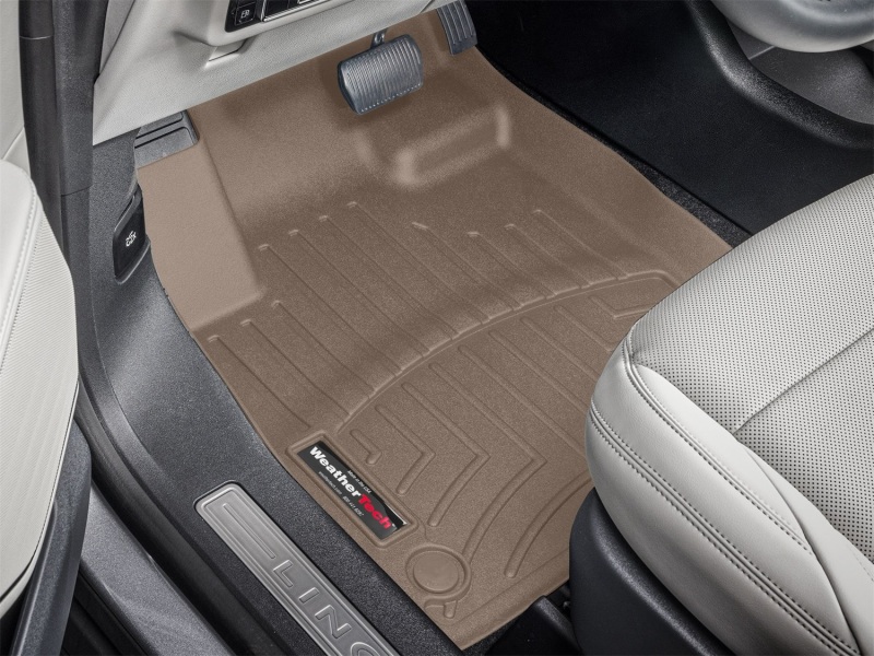 Lincoln Nautilus FloorLiner - Front - WeatherTech - DigitalFit - Tan - `24-`26