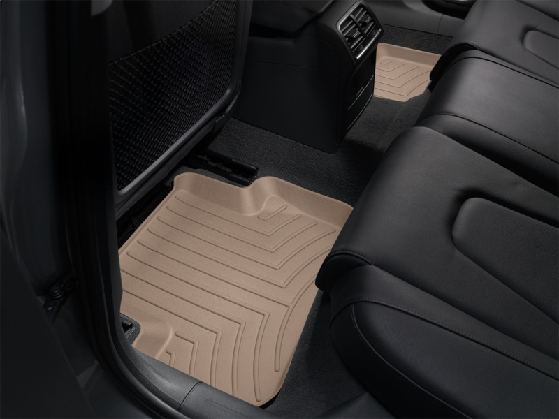 Audi S4 Floor Mats - Rear - WeatherTech - DigitalFit - Tan - `09-`13