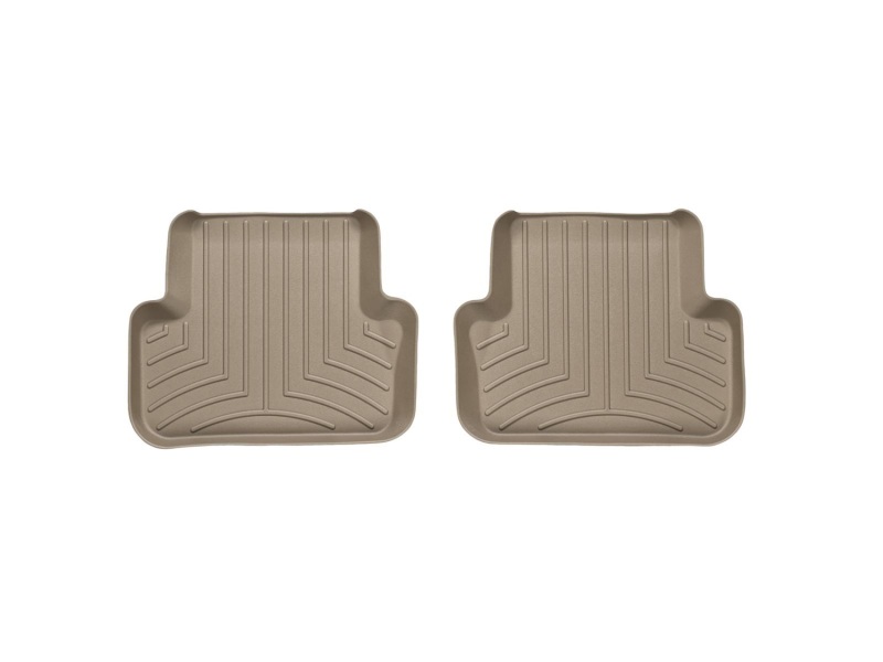 Audi S4 Floor Mats - Rear - WeatherTech - DigitalFit - Tan - `09-`13