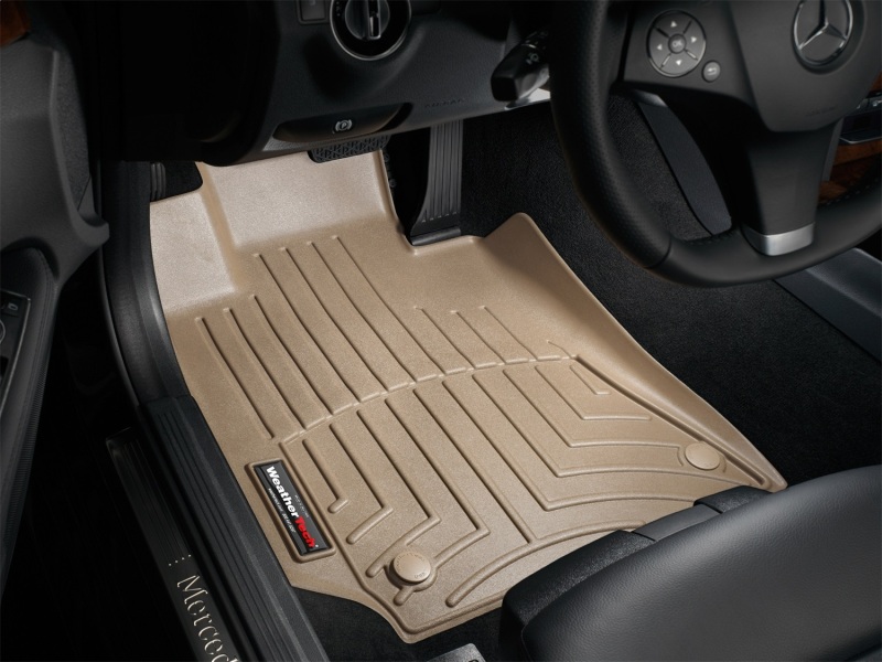 Mercedes-Benz E-Class FloorLiner - Front - WeatherTech - DigitalFit - Tan - `10-`27