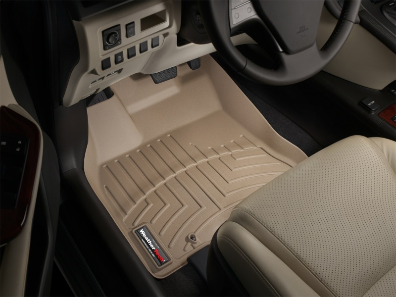 Lexus HS FloorLiner - Front - WeatherTech - DigitalFit - Tan - `10-`27