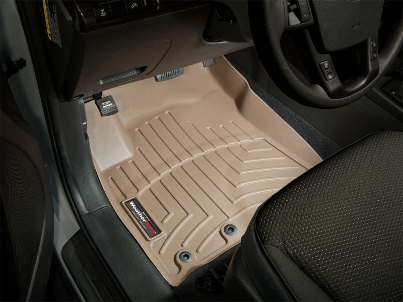 Kia Sorento FloorLiner - Front - WeatherTech - DigitalFit - Tan - `11-`13