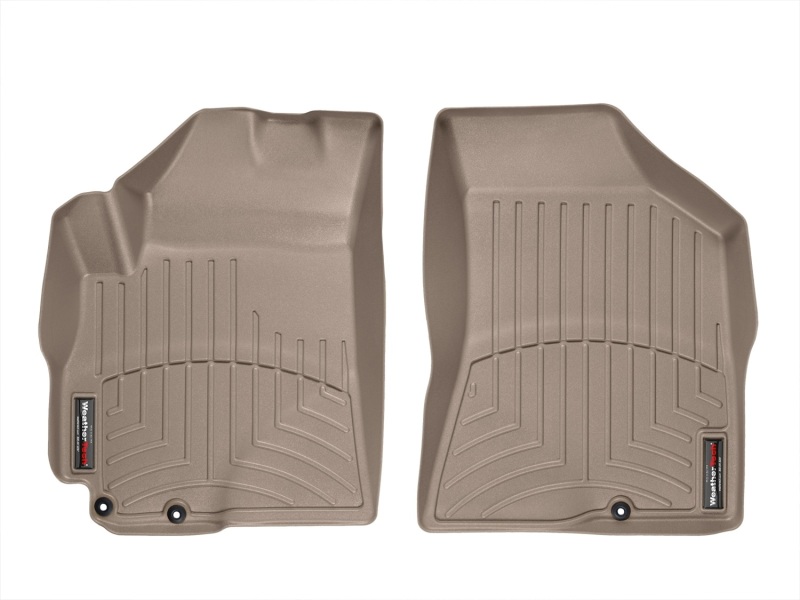 Hyundai Santa Fe FloorLiner - Front - WeatherTech - DigitalFit - Tan - `10-`12