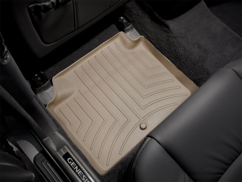 Hyundai Genesis FloorLiner - Rear - WeatherTech - DigitalFit - Tan - `10-`27