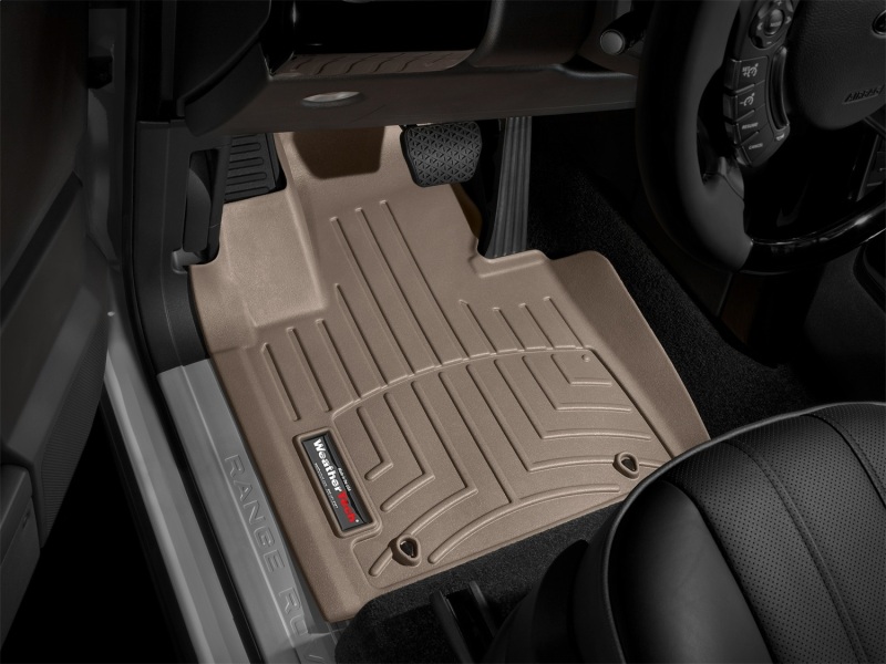 Land Rover Range Rover Floor Liners - Front - WeatherTech - DigitalFit - Tan - `11-`27