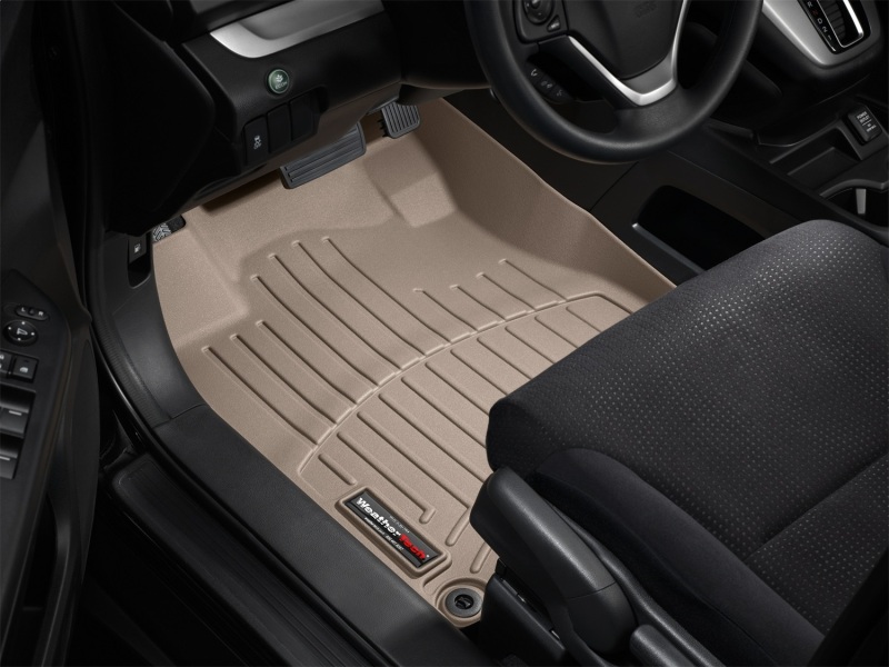 Honda CR-V Floor Mats - Front - WeatherTech - DigitalFit - Tan - `12-`27
