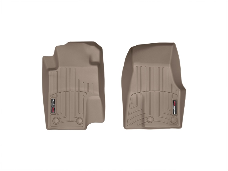 Ford Mustang FloorLiner - Front - WeatherTech - DigitalFit - Tan - `12-`13