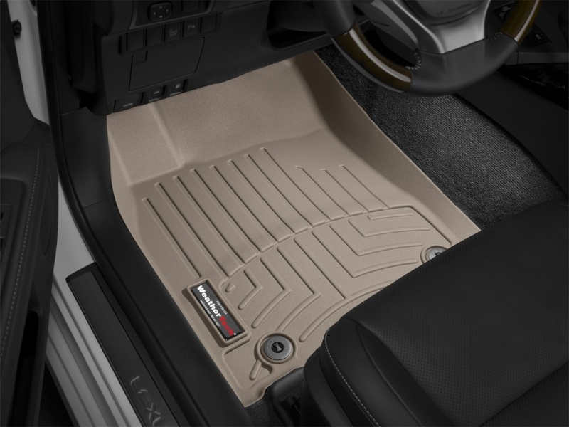 Lexus ES FloorLiner - Front - WeatherTech - DigitalFit - Tan - `13-`27