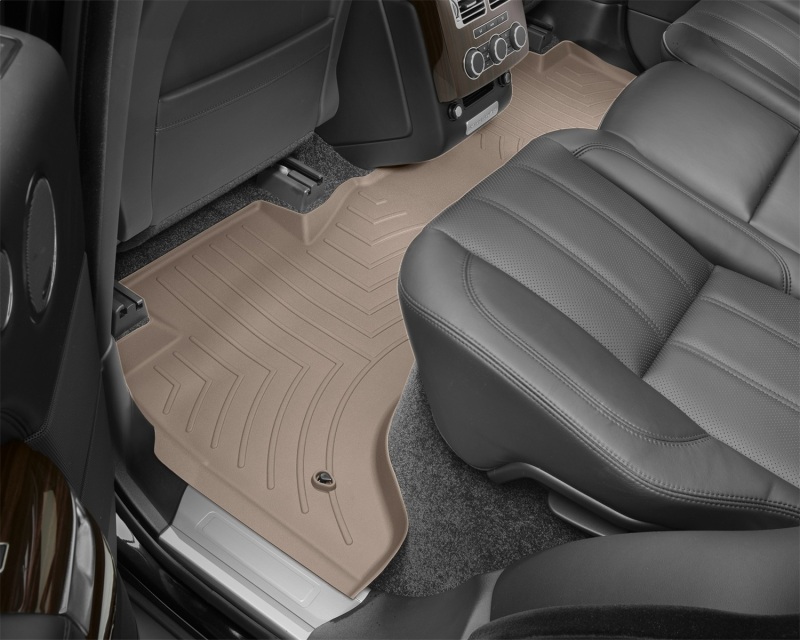 Land Rover Range Rover Floor Liners - Rear - WeatherTech - DigitalFit - Tan - `13-`27