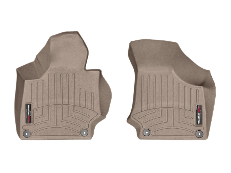 Audi TTS Floor Mats - Front - WeatherTech - FloorLiner DigitalFit - Tan - `08-`13