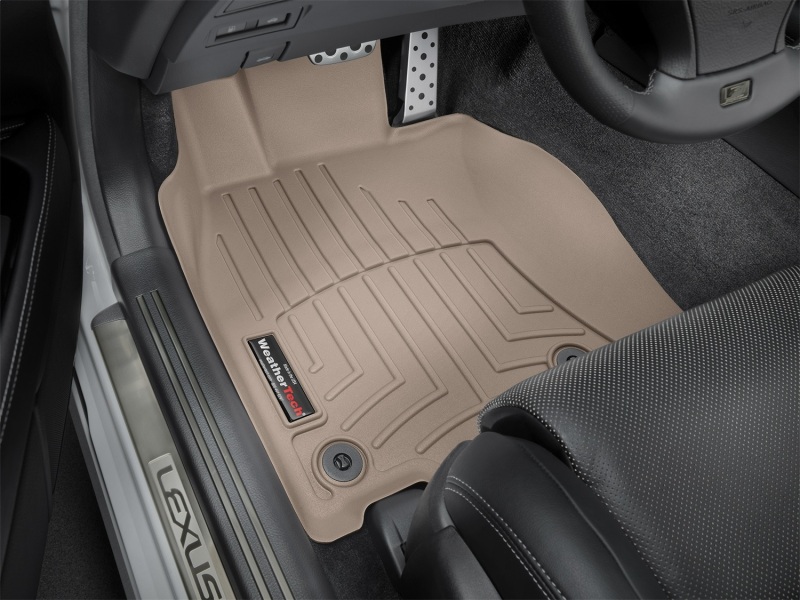 Lexus LS FloorLiner - Front - WeatherTech - DigitalFit - Tan - `13-`27