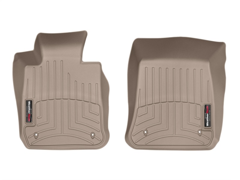 BMW X1 Floor Liners - Front - WeatherTech - FloorLiner DigitalFit (HDTE) - Tan - `13-`15
