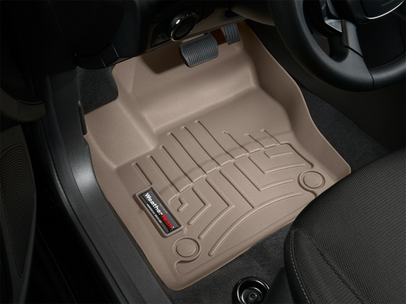 Ford Focus FloorLiner - Front - WeatherTech - DigitalFit - Tan - `12-`18
