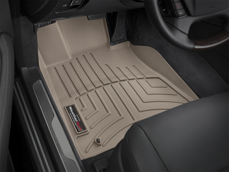 Kia K900 FloorLiner - Front - WeatherTech - DigitalFit - Tan - `15-`27