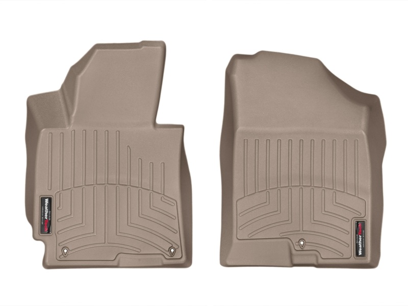 Hyundai Elantra FloorLiner - Front - WeatherTech - DigitalFit - Tan - `14-`27