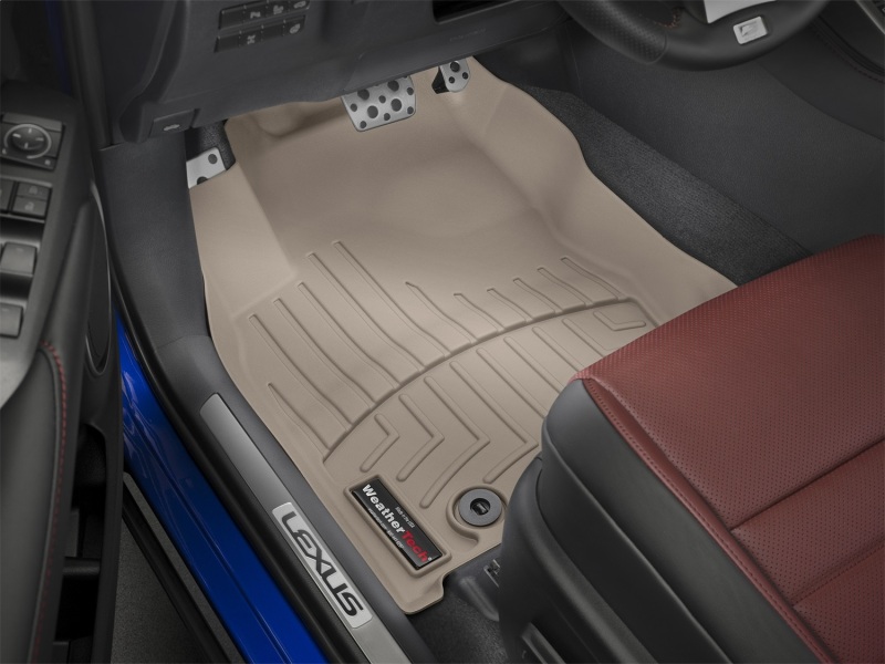 Lexus NX FloorLiner - Front - WeatherTech - DigitalFit - Tan - `15-`27