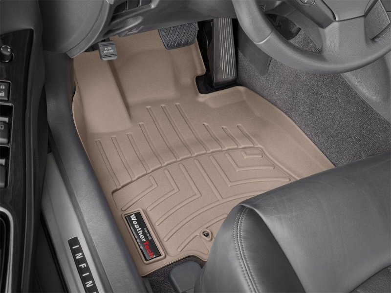 Infiniti EX35 FloorLiner - Front - WeatherTech - DigitalFit - Tan - `08-`13
