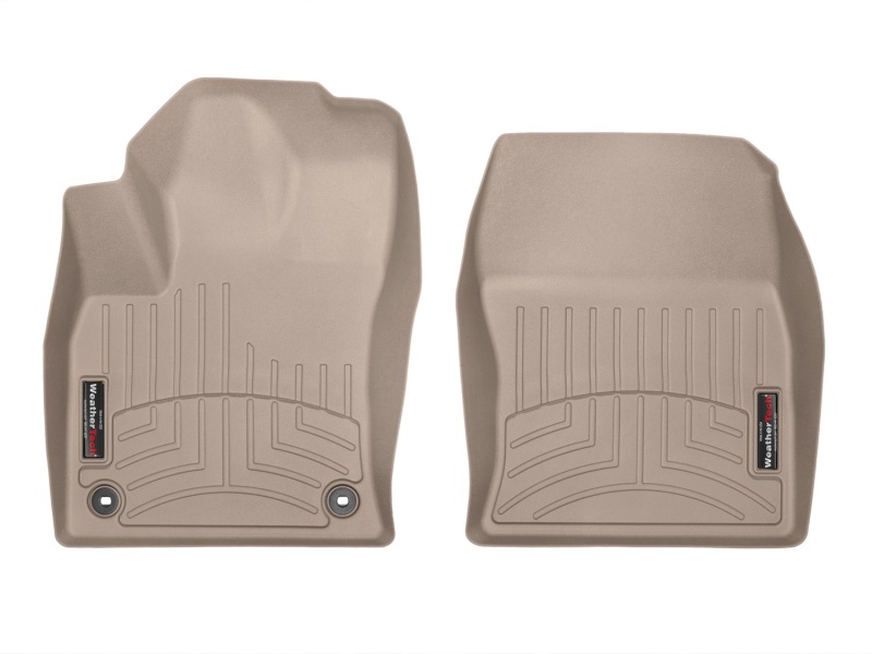 Toyota Prius FloorLiner - Front - WeatherTech - DigitalFit - Tan - `16-`27