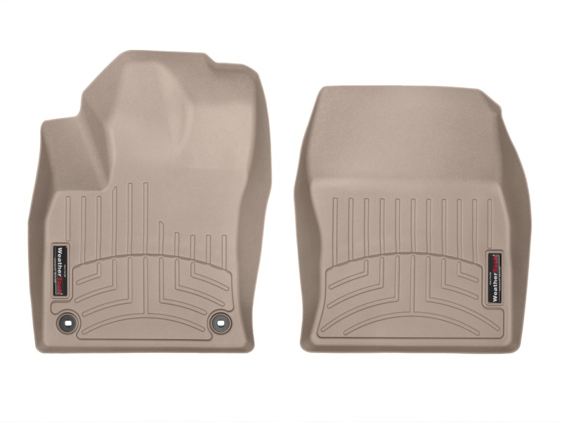 Toyota Prius FloorLiner - Front - WeatherTech - DigitalFit - Tan - `16-`27