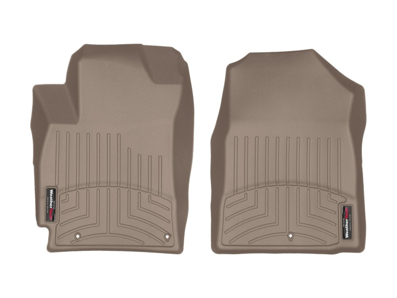 Hyundai Elantra FloorLiner - Front - WeatherTech - DigitalFit - Tan - `17-`27